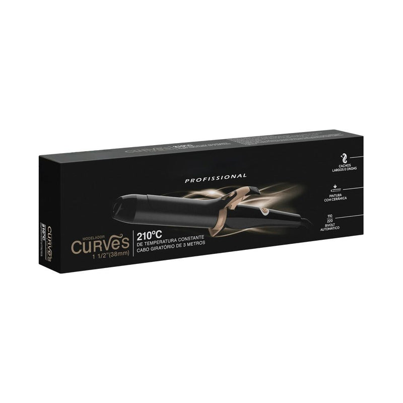 Modelador Curves 38mm 210ºC | Ondas Largas, Soltas e Cheias de Movimento