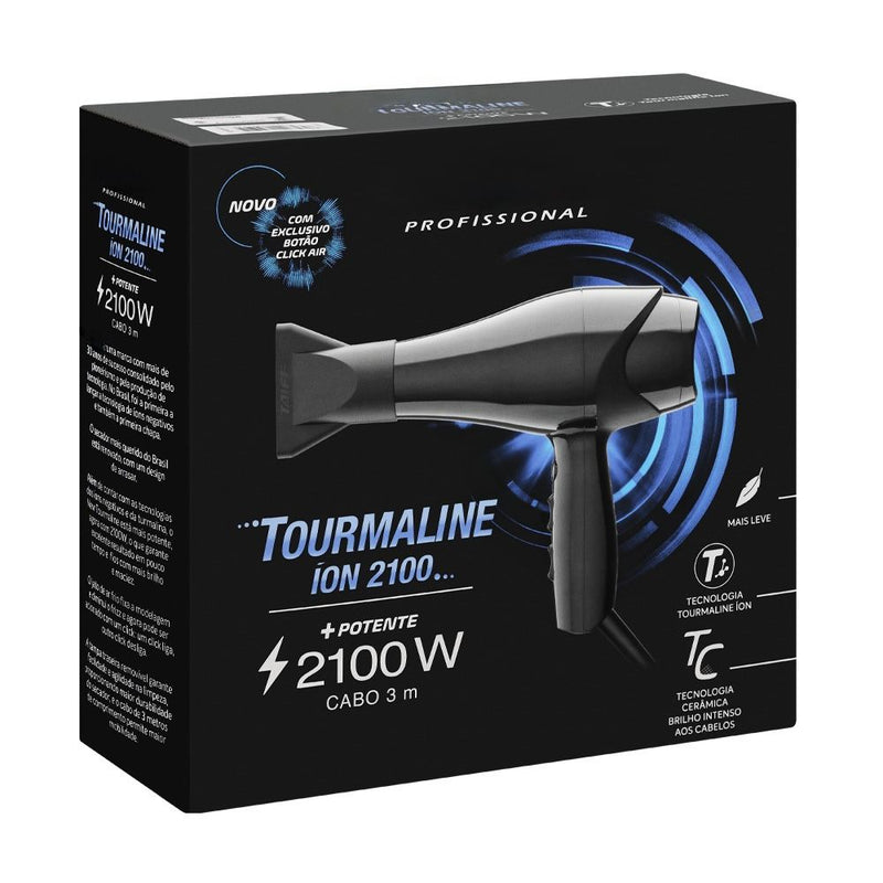 Secador de Cabelo Tourmaline Íon 2100W | Potência Máxima